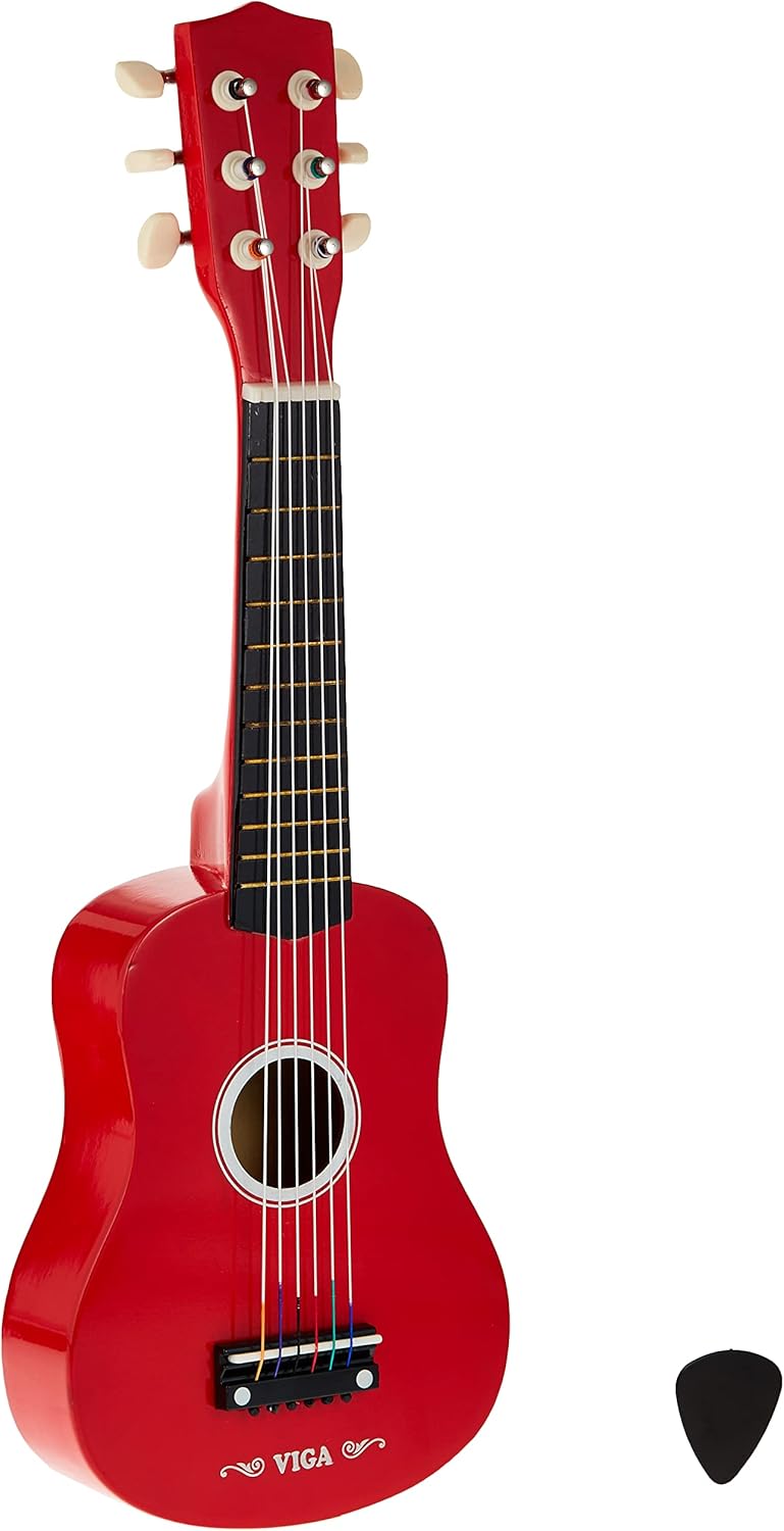 Viga Wooden Guitar 21" Red, 50691